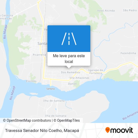 Travessa Senador Nilo Coelho mapa