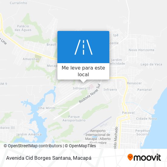 Avenida Cid Borges Santana mapa