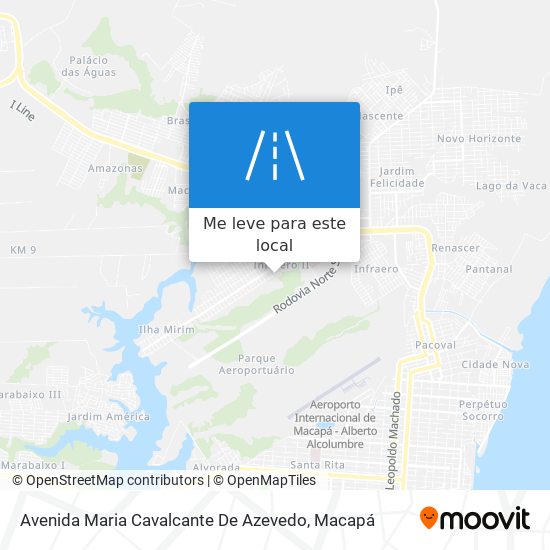 Avenida Maria Cavalcante De Azevedo mapa