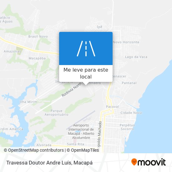 Travessa Doutor Andre Luís mapa