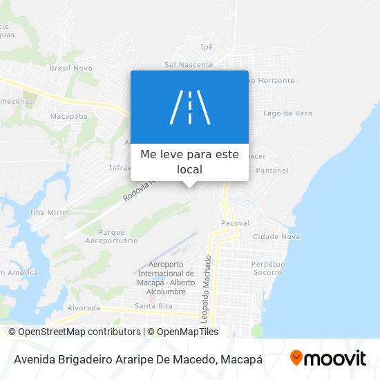 Avenida Brigadeiro Araripe De Macedo mapa