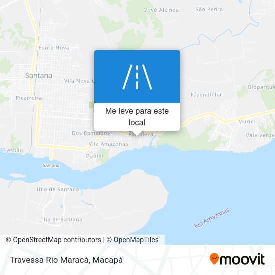 Travessa Rio Maracá mapa
