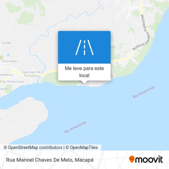 Rua Manoel Chaves De Melo mapa