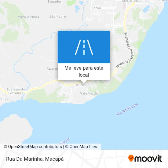 Rua Da Marinha mapa