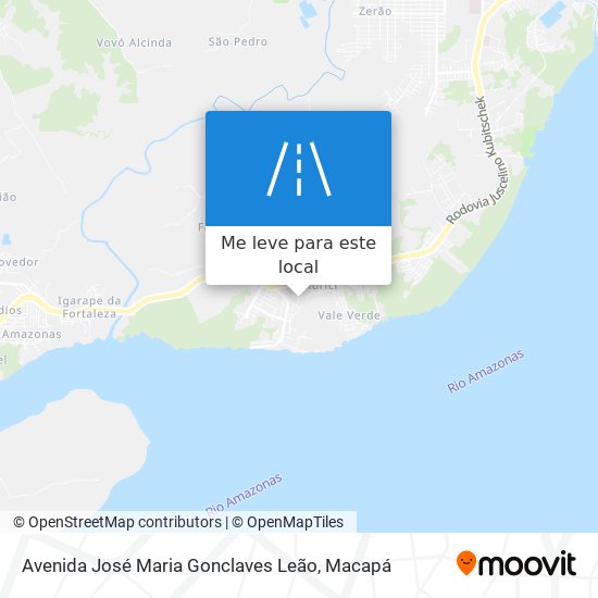 Avenida José Maria Gonclaves Leão mapa