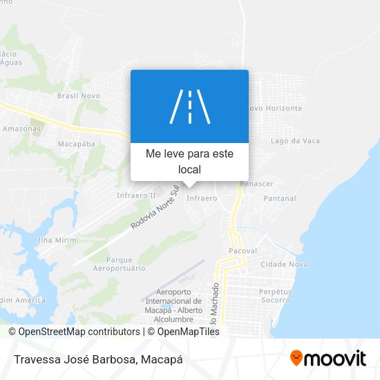 Travessa José Barbosa mapa