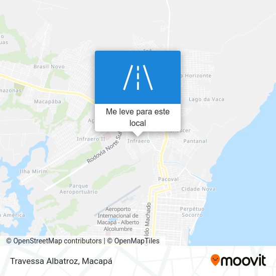 Travessa Albatroz mapa