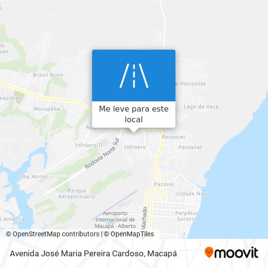 Avenida José Maria Pereira Cardoso mapa