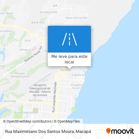 Rua Maximiniano Dos Santos Moura mapa
