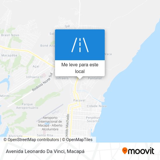 Avenida Leonardo Da Vinci mapa