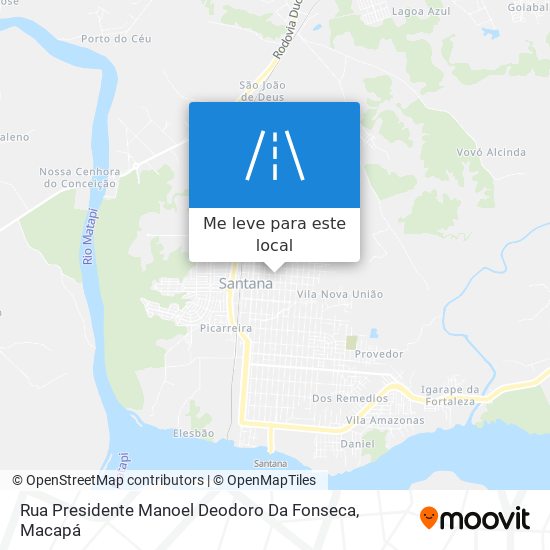 Rua Presidente Manoel Deodoro Da Fonseca mapa