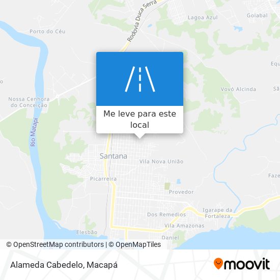 Alameda Cabedelo mapa