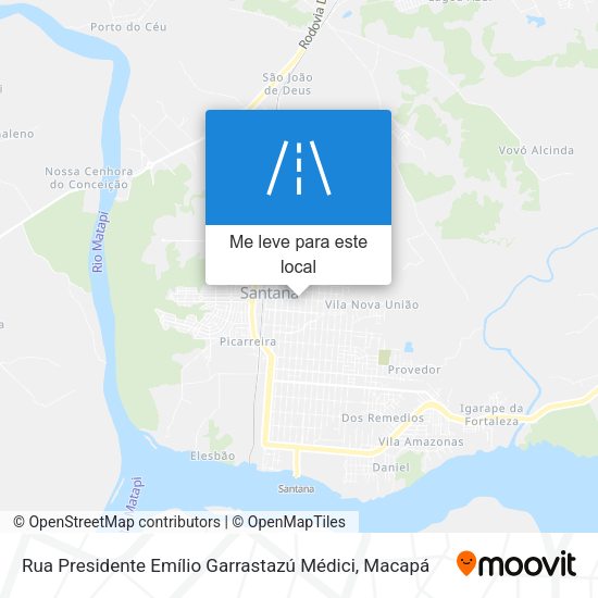 Rua Presidente Emílio Garrastazú Médici mapa