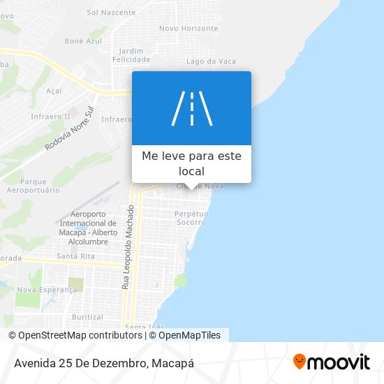 Avenida 25 De Dezembro mapa