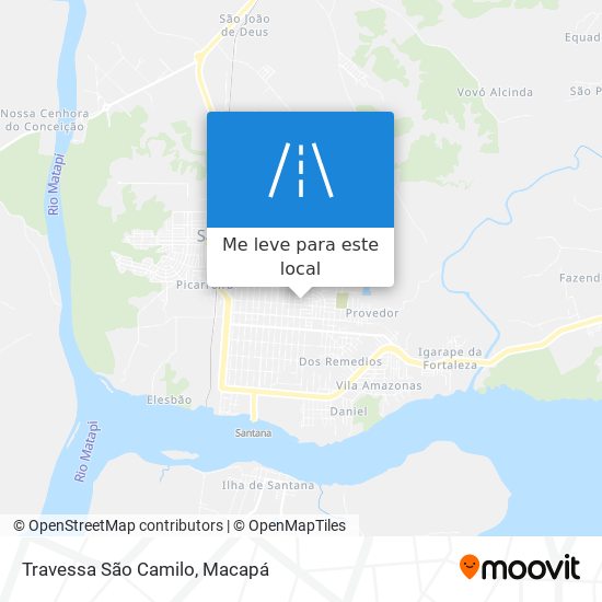 Travessa São Camilo mapa