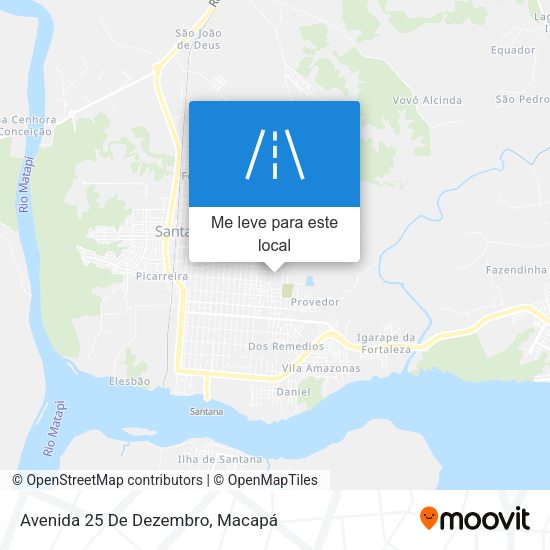 Avenida 25 De Dezembro mapa