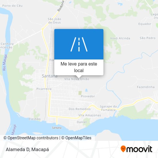 Alameda D mapa