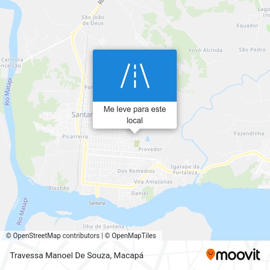 Travessa Manoel De Souza mapa