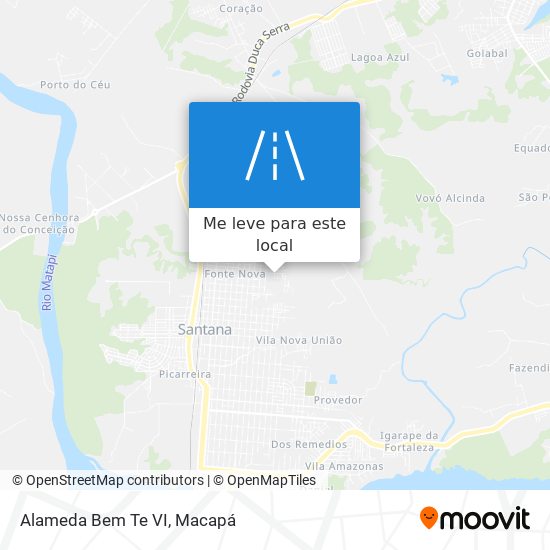 Alameda Bem Te VI mapa