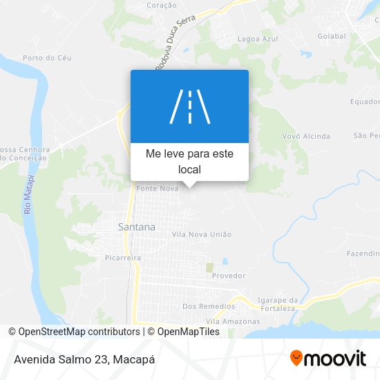 Avenida Salmo 23 mapa