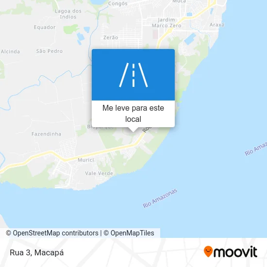 Rua 3 mapa