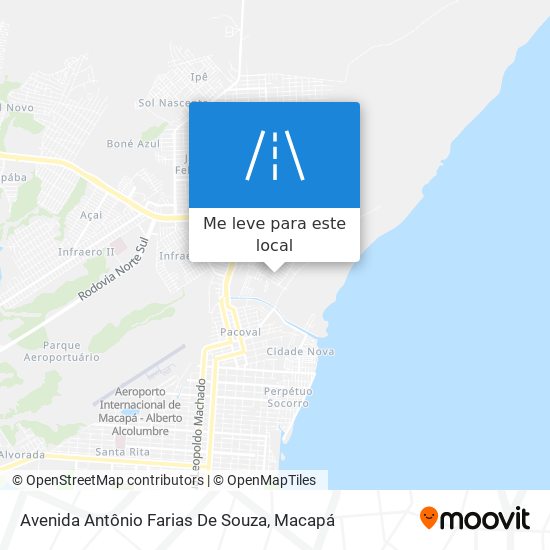 Avenida Antônio Farias De Souza mapa