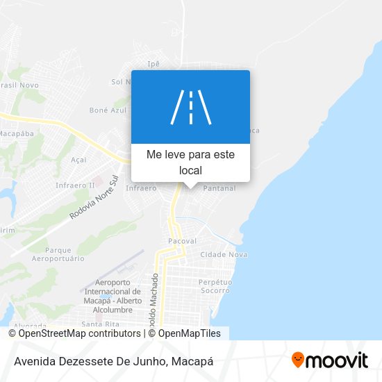 Avenida Dezessete De Junho mapa