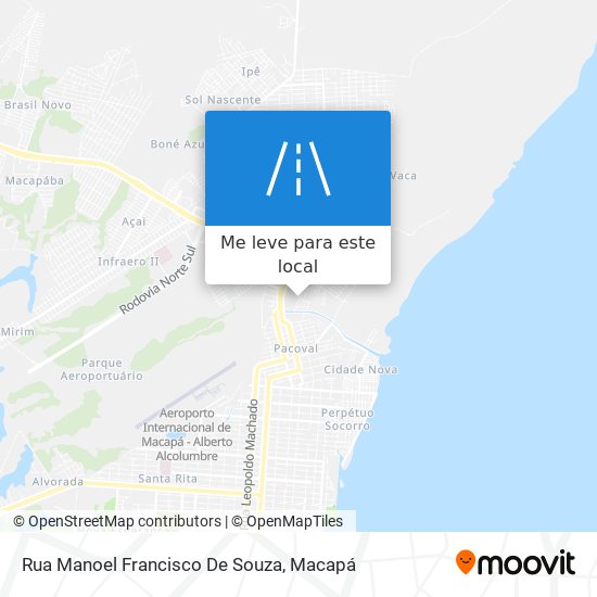 Rua Manoel Francisco De Souza mapa