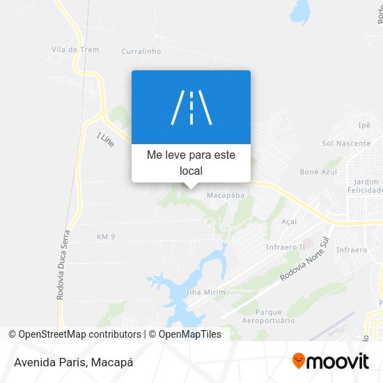 Avenida Paris mapa