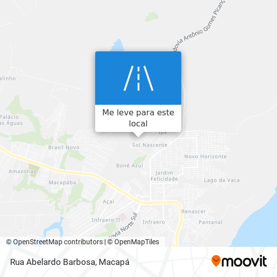 Rua Abelardo Barbosa mapa