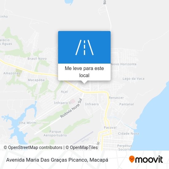 Avenida Maria Das Graças Picanco mapa