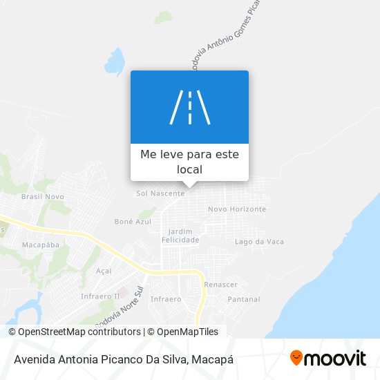 Avenida Antonia Picanco Da Silva mapa