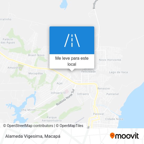 Alameda Vigesima mapa