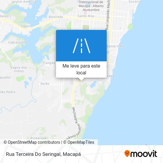 Rua Terceira Do Seringal mapa
