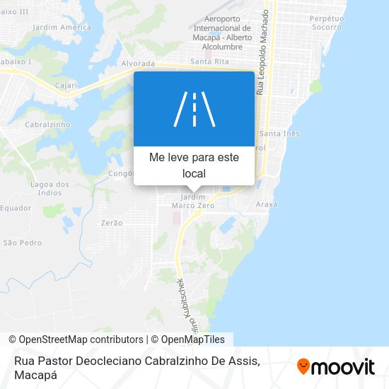Rua Pastor Deocleciano Cabralzinho De Assis mapa