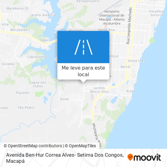 Avenida Ben-Hur Correa Alves- Setima Dos Congos mapa