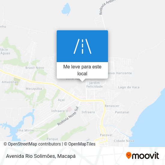 Avenida Rio Solimões mapa