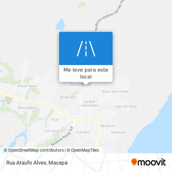 Rua Ataufo Alves mapa