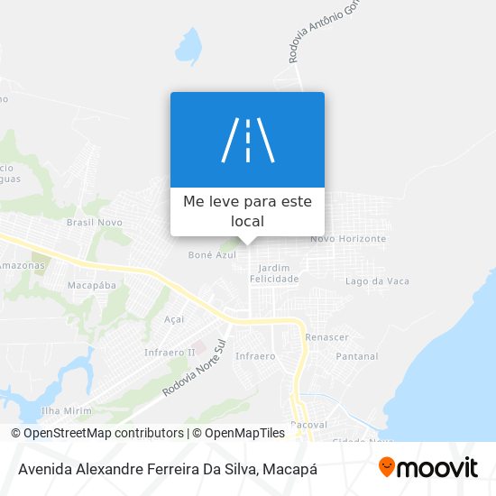 Avenida Alexandre Ferreira Da Silva mapa