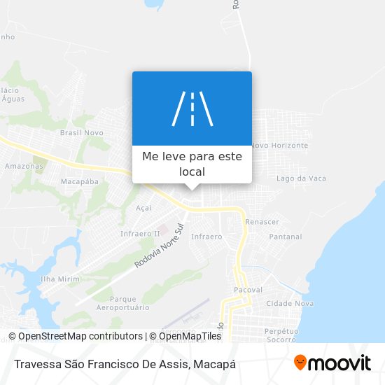 Travessa São Francisco De Assis mapa