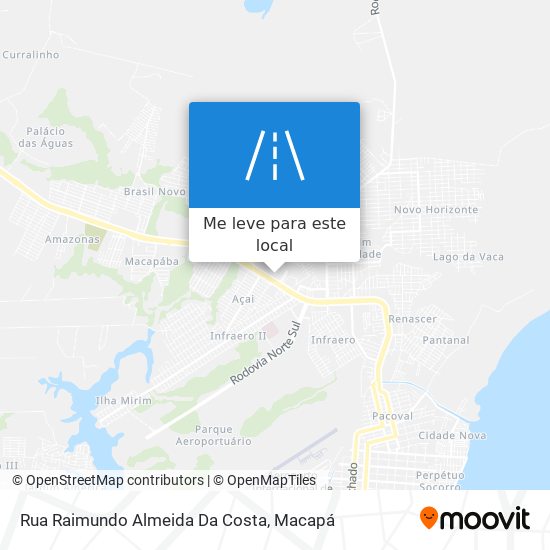 Rua Raimundo Almeida Da Costa mapa
