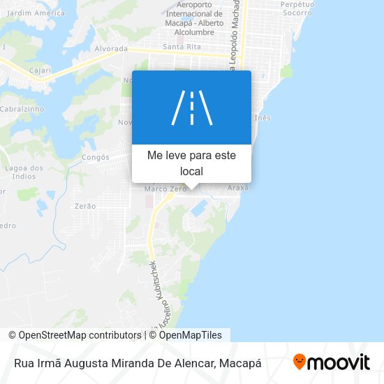 Rua Irmã Augusta Miranda De Alencar mapa