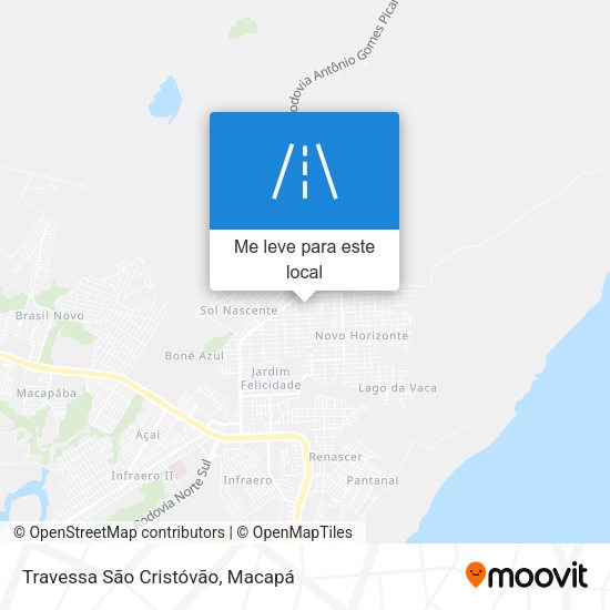 Travessa São Cristóvão mapa