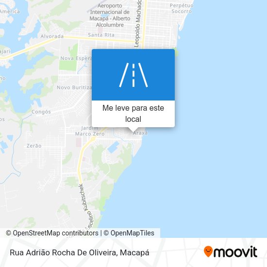 Rua Adrião Rocha De Oliveira mapa
