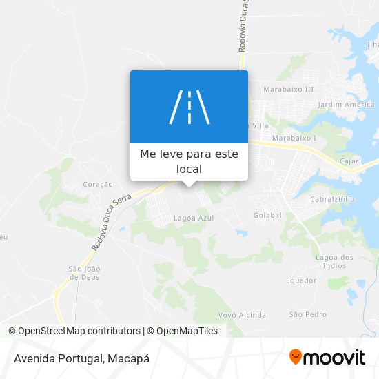 Avenida Portugal mapa