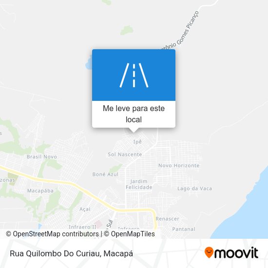 Rua Quilombo Do Curiau mapa