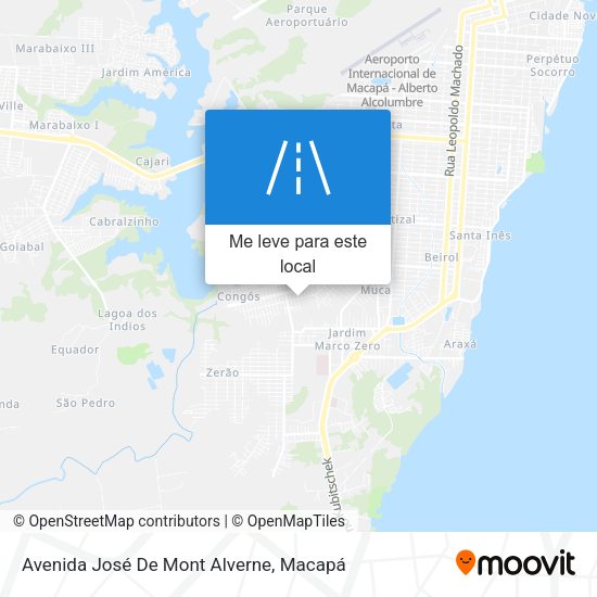 Avenida José De Mont Alverne mapa