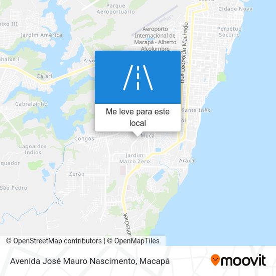 Avenida José Mauro Nascimento mapa