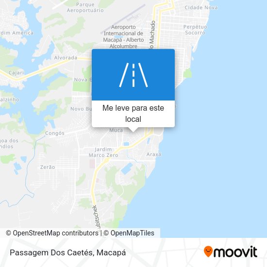 Passagem Dos Caetés mapa