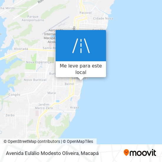 Avenida Eulálio Modesto Oliveira mapa